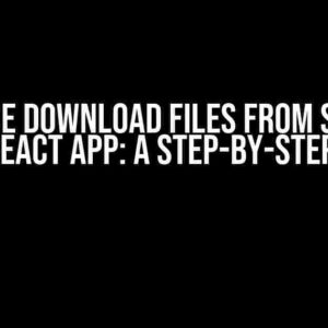 Firebase Download Files from Storage with React App: A Step-by-Step Guide