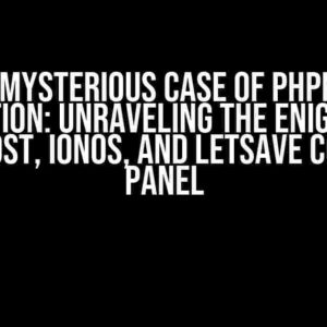 The Mysterious Case of PHPMail Function: Unraveling the Enigma of Bluehost, Ionos, and Letsave Control Panel